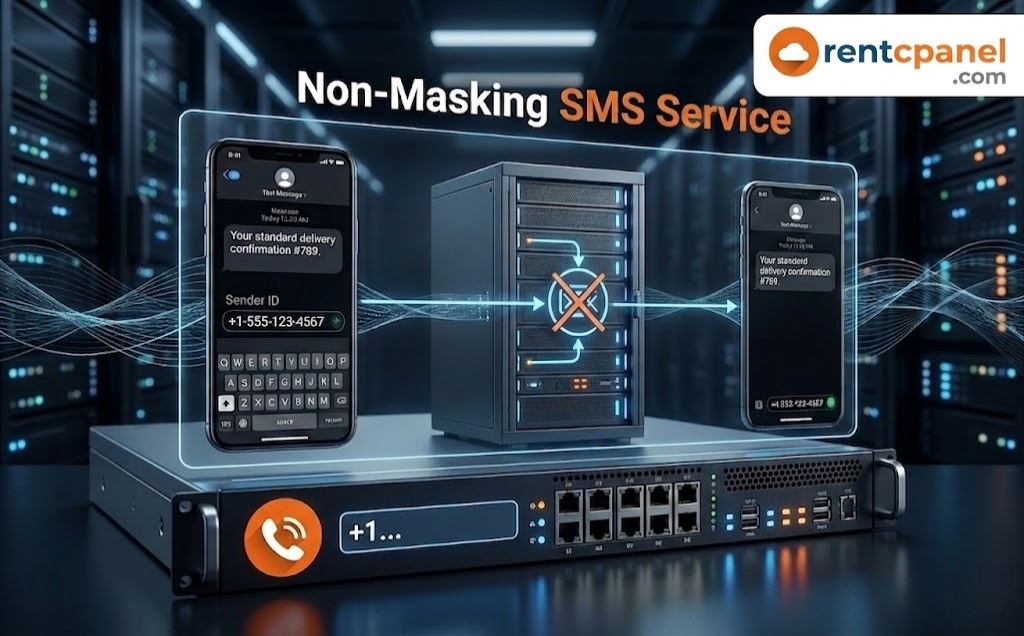 Non Masking SMS Service